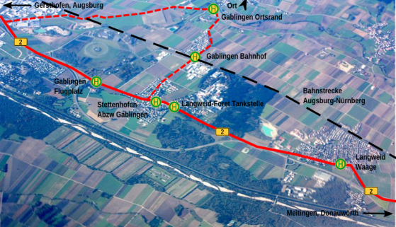Mit dem Bahnbus von Augsburg nach Donauwörth Fahrplangeschichte(n)